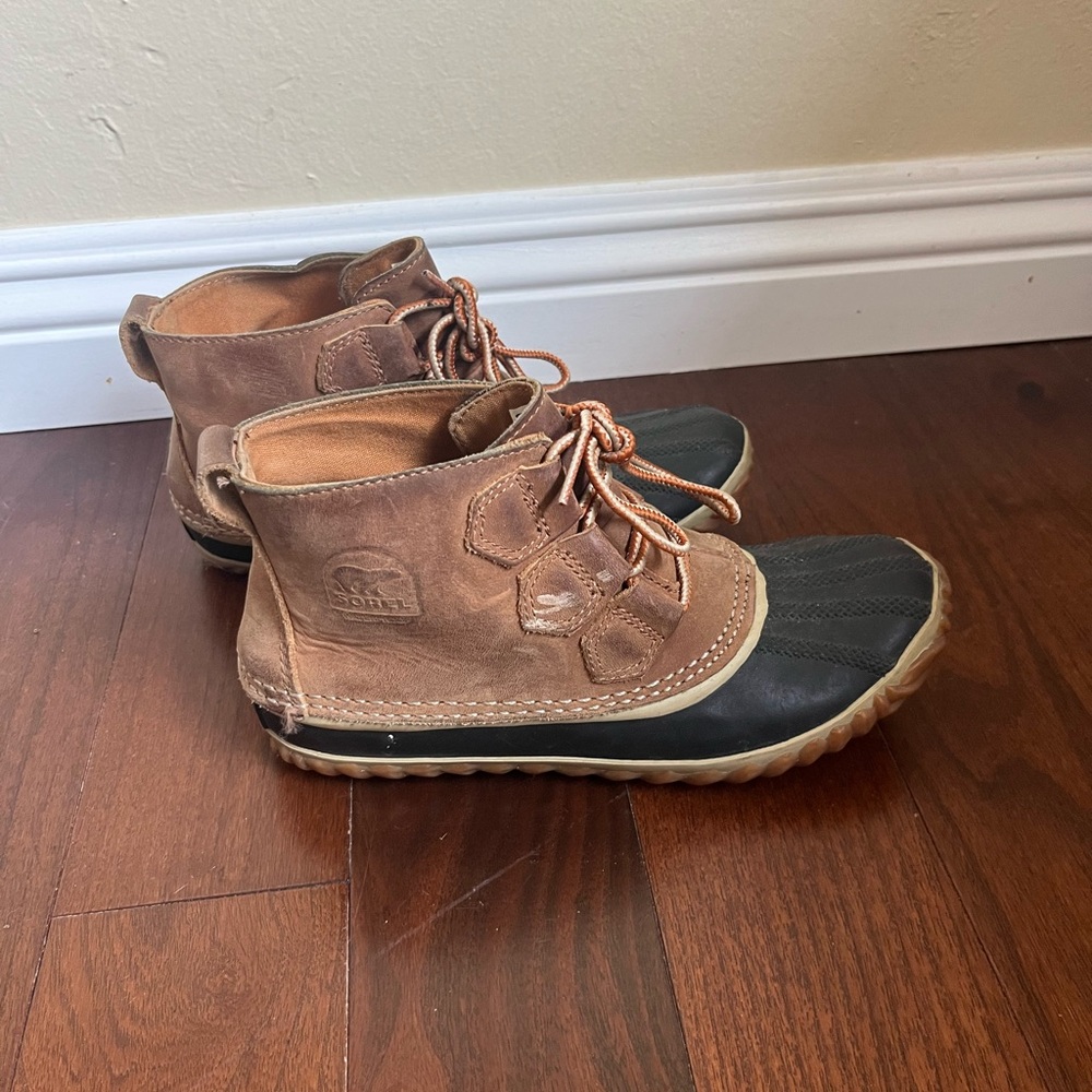Sorel Out N’ About Ankle Duck Boots NL 2133-286 Waterproof US 6